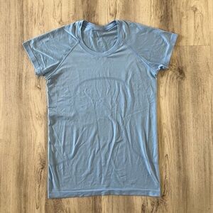 Baby Blue Lululemon Short Sleeve Swiftly Tech